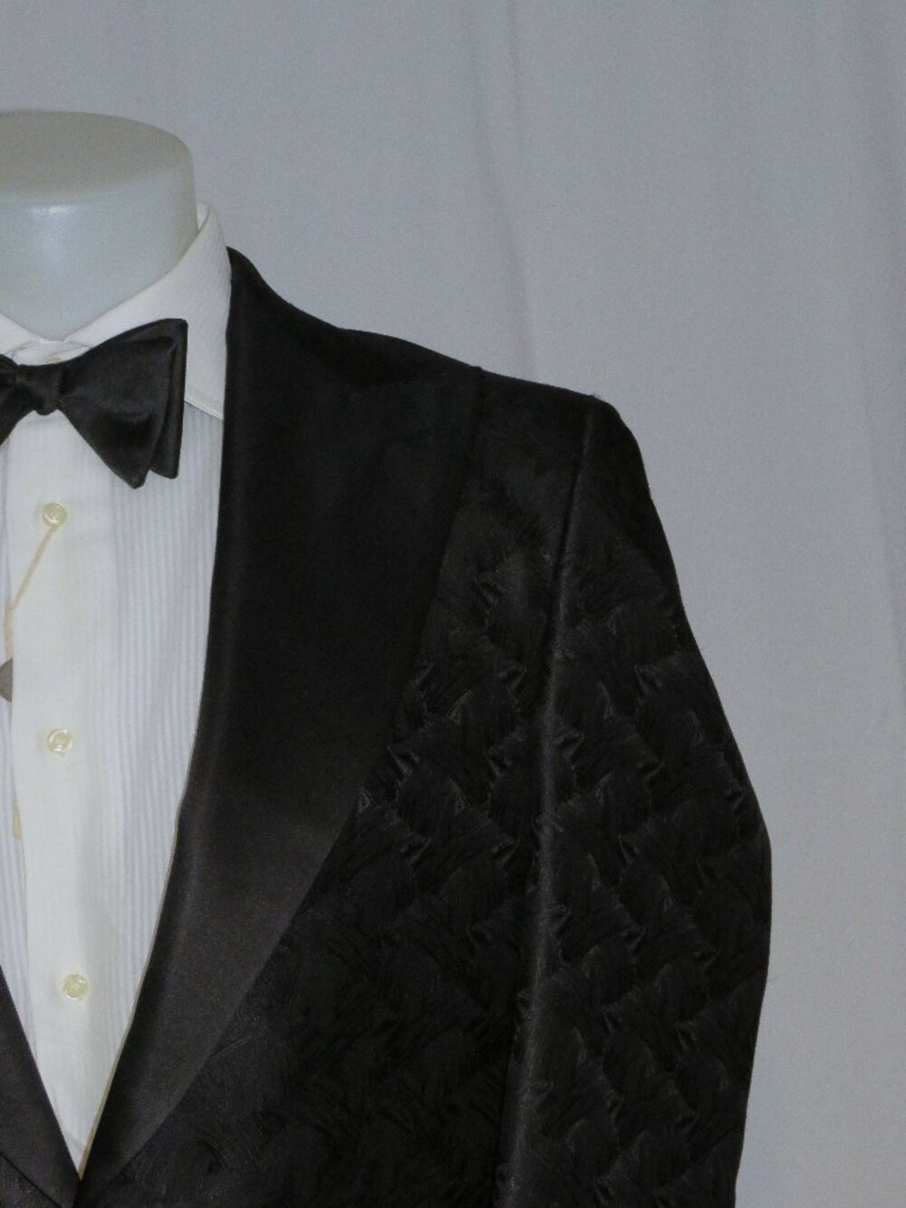 Stefano Ricci 100% Silk Subtle Floral Current One Button Dinner Jacket 42